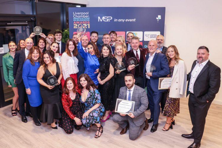 The Winners from Liverpool Chamber Awards night
